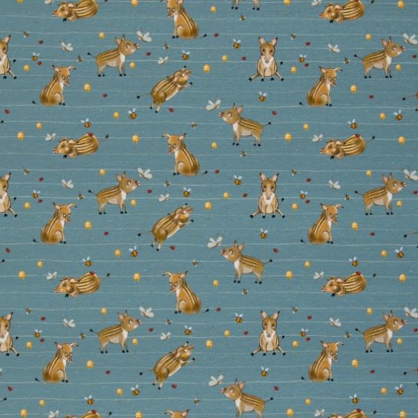 Baumwolljersey Swafing  LATHI WILDSCHWEIN